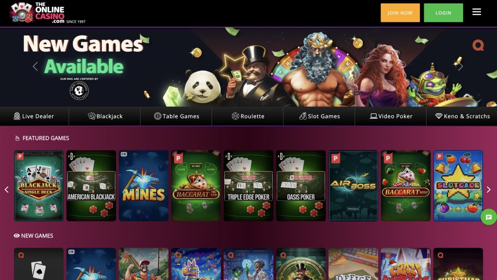 TheOnlineCasino Colorado Online Casino